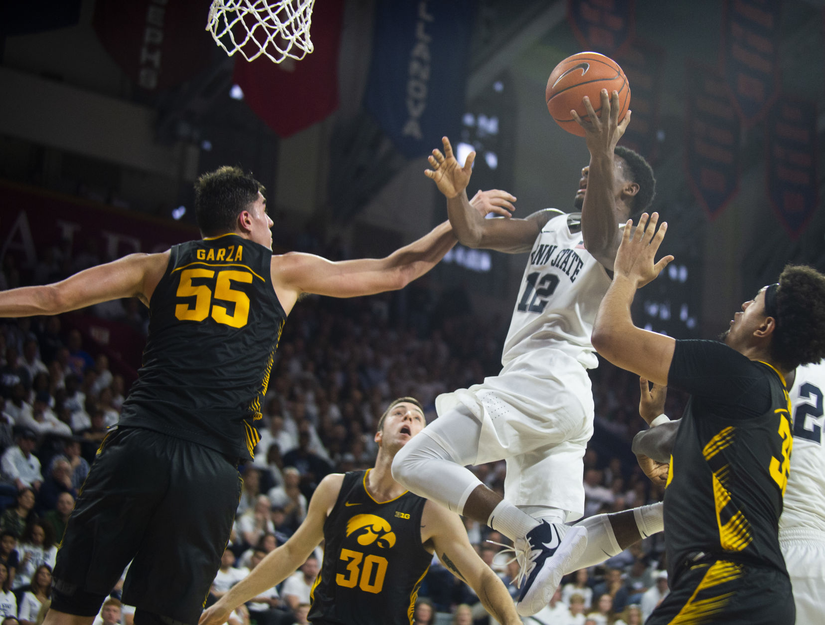 Penn State vs Iowa at Palestra, Brockington (12)